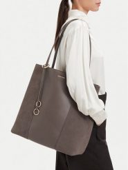 GINO ROSSI Torebka EO-LA224-19590-2 Beżowy ciemny. Brązowe shopper bag Gino Rossi, bez wzorów, ze skóry, bez dodatków. Za 629.99 zł.