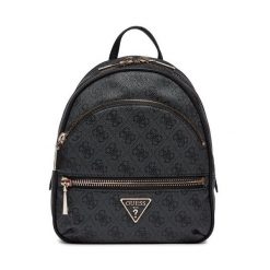 Plecak Guess. Czarne plecaki Guess, z aplikacjami, bez dodatków. Za 419.99 zł.
