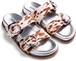 Obuwie damskie Gioseppo CARNEY Silver (78025-P-Silver). Szare buty treningowe Gioseppo, bez wzorów, bez zapięcia. Za 309.00 zł.