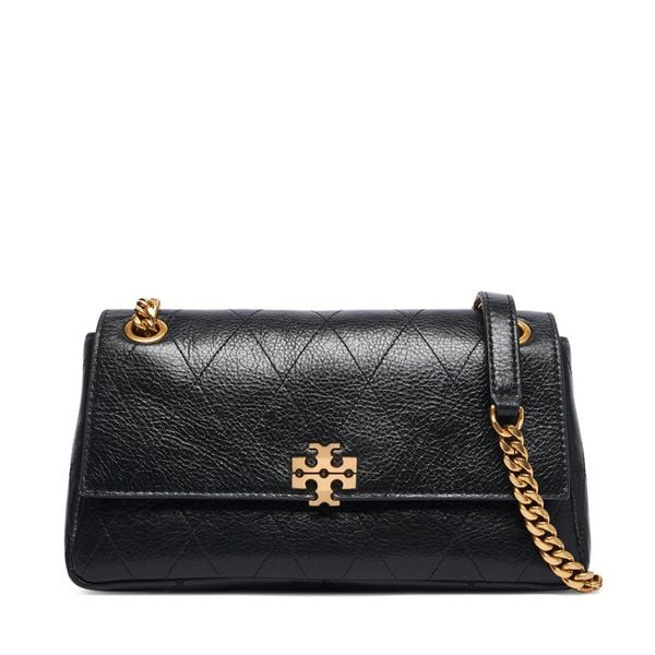 Torebka Tory Burch. Czarne listonoszki Tory Burch, bez wzorów, bez dodatków. Za 2,384.00 zł.