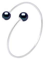 ATELIERS SAINT GERMAIN Srebrna bransoletka z perłami Tahiti rozmiar: onesize. Szare bransoletki ATELIERS SAINT GERMAIN, z perłą, srebrne. Za 391.99 zł.