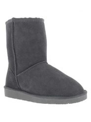 Gooce Skórzane botki zimowe "Fairfield" w kolorze antracytowym rozmiar: 37. Czarne botki Gooce, bez wzorów, ze skóry, bez obcasa, bez zapięcia. Za 173.99 zł.