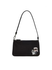 KARL LAGERFELD Torebka 240W3230 Czarny. Czarne torebki klasyczne KARL LAGERFELD, bez wzorów, z materiału, bez dodatków. Za 549.99 zł.