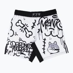 Spodenki treningowe MANTO Debza. Białe szorty sportowe MANTO, bez wzorów, na fitness i siłownię. Za 179.99 zł.