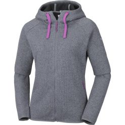 COLUMBIA bluza damska Pacific Point Full Zip Hoodie Grey Ash M. Szare bluzy z kapturem Columbia, m, bez wzorów, z polaru. W wyprzedaży za 255.00 zł.