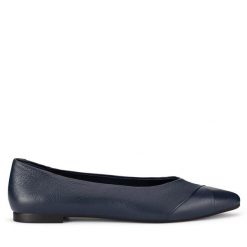 Baleriny Lasocki. Niebieskie baleriny Lasocki, bez wzorów, bez obcasa, bez zapięcia. Za 169.99 zł.