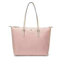 Torebka LAUREN RALPH LAUREN. Czerwone shopper bag Lauren Ralph Lauren, bez wzorów, bez dodatków. Za 419.99 zł.
