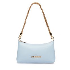 Torebka LOVE MOSCHINO. Niebieskie torebki klasyczne Love Moschino, bez wzorów, klasyczne, bez dodatków. Za 879.99 zł.