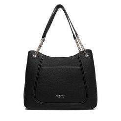 Torebka Nine West. Czarne torebki klasyczne Nine West, bez wzorów, klasyczne, bez dodatków. Za 199.99 zł.