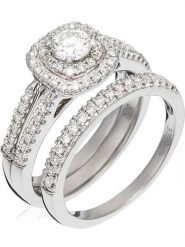 ATELIER DU DIAMANT Złoty pierścionek "Duo de Bagues Carré Passion" z diamentami rozmiar: 60. Szare pierścionki ATELIER DU DIAMANT, z diamentem, złote. Za 6,481.99 zł.