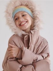 Płaszcz pikowany - beżowy. Brązowe płaszcze Sinsay, l, bez wzorów, bez kaptura. Za 99.99 zł.