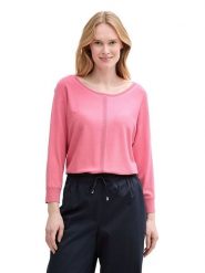 Tom Tailor Sweter w kolorze jasnoróżowym rozmiar: M. Różowe swetry Tom Tailor, m, bez wzorów, z wiskozy, klasyczne, bez ramiączek. Za 101.23 zł.