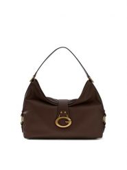 Guess Torebka 180664 Brązowy. Brązowe listonoszki Guess, z aplikacjami, bez dodatków. Za 714.99 zł.