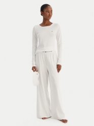 Tommy Hilfiger Piżama UW0UW06157 Écru Regular Fit. Piżamy Tommy Hilfiger, s, bez wzorów, z bawełny, bez kołnierzyka, bez ramiączek. Za 429.99 zł.