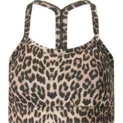 Sportowa biustonosz damski z nadrukiem Athlecia Bloom V2. Brązowe biustonosze sportowe Athlecia, bez wzorów. Za 142.00 zł.