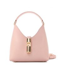Furla Torebka Iride Mini WE00876 ARE000 KH 4355S Różowy. Czerwone torebki klasyczne Furla, bez wzorów, ze skóry, bez dodatków. Za 1,109.00 zł.