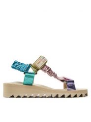 Kurt Geiger Sandały 2899899109 Kolorowy. Sandały Kurt Geiger, bez wzorów, ze skóry, bez obcasa, na płaskiej podeszwie, bez zapięcia. Za 699.99 zł.