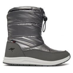 Śniegowce KangaRoos. Szare śniegowce KangaROOS, bez wzorów, bez zapięcia. Za 289.99 zł.