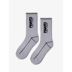 MANTO skarpety DEFEND szare. Szare skarpetki MANTO, bez wzorów. Za 39.00 zł.