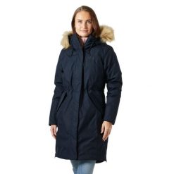 Parka dla kobiet Helly Hansen Vega. Niebieskie płaszcze Helly Hansen, na zimę, bez wzorów, bez kaptura. W wyprzedaży za 1,293.50 zł.