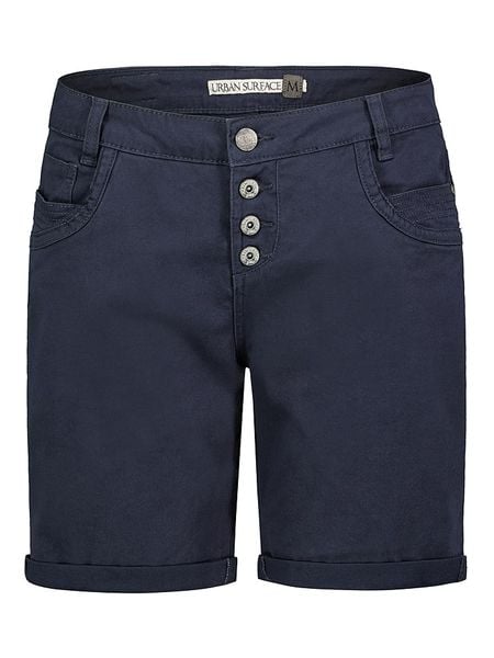 Urban Surface Bermudy w kolorze granatowym rozmiar: S. Niebieskie szorty Urban Surface, z aplikacjami, ze skóry. Za 66.16 zł.