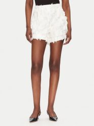 Bruuns Bazaar Szorty materiałowe Zaias BBW4565 Biały Regular Fit. Białe szorty Bruuns Bazaar, bez wzorów, z materiału. Za 499.99 zł.