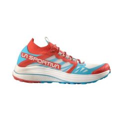 Damskie buty trailowe La Sportiva Levante. Czerwone buty do biegania La Sportiva, bez wzorów, z gore-texu, bez zapięcia, do biegania, gore-tex. Za 613.50 zł.