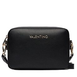 Torebka Valentino. Czarne listonoszki Valentino, bez wzorów, bez dodatków. Za 329.99 zł.