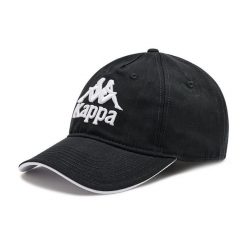 Czapka z daszkiem Kappa. Czarne czapki z daszkiem Kappa, bez wzorów. Za 29.99 zł.