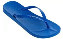 Japonki damskie plażowe do rekreacji Ipanema Anatomica Mix. Niebieskie japonki Ipanema, z aplikacjami, z gumy, eleganckie. Za 82.00 zł.