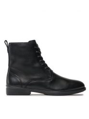 ECCO Botki Dress Classic 15 20982301001 Czarny. Czarne botki ECCO, bez wzorów, ze skóry, bez obcasa, na płaskiej podeszwie, bez zapięcia. Za 569.99 zł.