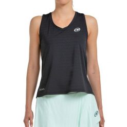 Bullpadel Women's Tank Top Adies. Czarne topy bullpadel, s, bez wzorów, sportowe, bez kołnierzyka, bez ramiączek. W wyprzedaży za 153.50 zł.