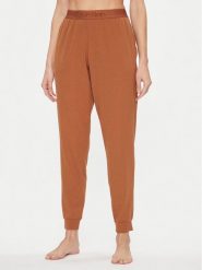 Calvin Klein Underwear Spodnie piżamowe 000QS7004E Brązowy Regular Fit. Brązowe piżamy Calvin Klein Underwear, s, bez wzorów, z bawełny, bez kołnierzyka, bez ramiączek. Za 289.99 zł.