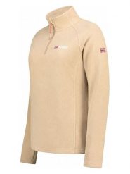 Geographical Norway Bluza polarowa w kolorze beżowym rozmiar: XXL. Brązowe bluzy bez kaptura Geographical Norway, xxl, bez wzorów, z polaru, bez kaptura. Za 68.95 zł.