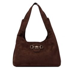 Torebka Guess. Brązowe torebki klasyczne Guess, z aplikacjami, klasyczne, bez dodatków. Za 674.99 zł.