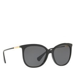 Okulary przeciwsłoneczne LAUREN RALPH LAUREN. Czarne okulary przeciwsłoneczne Lauren Ralph Lauren, bez wzorów. Za 379.99 zł.