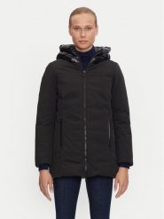 Geox Kurtka puchowa Zosma W4628A TC191 F0284 Czarny Regular Fit. Czarne kurtki Geox, bez wzorów, z puchu, bez kaptura. Za 519.99 zł.