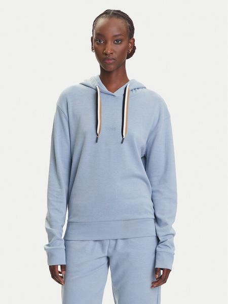 BOSS Bluza CP Stripe 50524760 Błękitny Regular Fit. Niebieskie bluzy Boss, s, bez wzorów, z bawełny, bez ramiączek, bez kaptura. Za 329.99 zł.