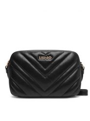 Liu Jo Torebka Lunny AF5187 E0426 Czarny. Czarne listonoszki Liu Jo, bez wzorów, ze skóry, bez dodatków. Za 389.99 zł.