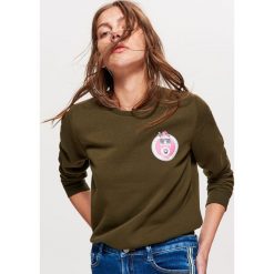 Bluza z nadrukiem - Khaki. Bluzy marki INOVIK. W wyprzedaży za 29.99 zł.