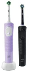 Szczoteczka rotacyjna Oral-B Vitality Pro D103 Duo czarny/fioletowy. Szczoteczki elektryczne i soniczne Oral-B. Za 179.90 zł.