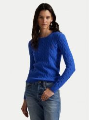 Polo Ralph Lauren Sweter 211971865006 Niebieski Slim Fit. Niebieskie swetry Polo Ralph Lauren, xs, bez wzorów, z wełny, bez ramiączek. Za 929.99 zł.