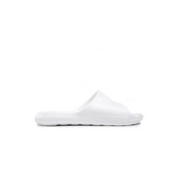 Klapki basenowe damskie Nike Victori. Białe klapki Nike, bez wzorów, bez obcasa, bez zapięcia. Za 113.00 zł.