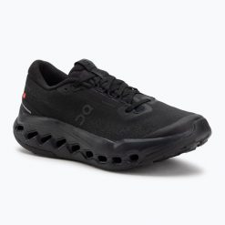Buty do biegania damskie On Cloudsurfer Trail 2 Waterproof. Czarne buty do biegania On, bez wzorów, bez zapięcia, do biegania. Za 769.99 zł.