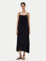 ONLY Sukienka letnia Niki 15344611 Czarny Regular Fit. Czarne sukienki ONLY, l, bez wzorów, z wiskozy, bez kołnierzyka, bez ramiączek. Za 129.99 zł.