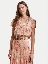 LAUREN RALPH LAUREN Bluzka 200963698001 Różowy Relaxed Fit. Czerwone bluzki Lauren Ralph Lauren, m, bez wzorów, z syntetyku, bez kołnierzyka, bez ramiączek. Za 489.99 zł.