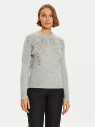 Marciano Guess Sweter 4BGR44 5786Z Szary Regular Fit. Szare swetry Marciano Guess, xs, z aplikacjami, z syntetyku, bez ramiączek. Za 419.99 zł.