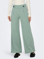 JDY Spodnie materiałowe Geggo 15208430 Zielony Wide Leg. Zielone spodnie materiałowe JDY, bez wzorów, z materiału. Za 79.99 zł.