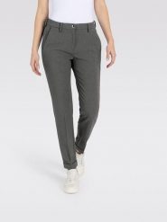 MAC Spodnie chino "Easy Chic" w kolorze szarym rozmiar: 44. Szare chinosy MAC, bez wzorów. Za 241.45 zł.