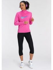 Nike Legginsy w kolorze czarnym do biegania rozmiar: S. Czarne legginsy Nike, bez wzorów, z materiału, sportowe. Za 154.43 zł.